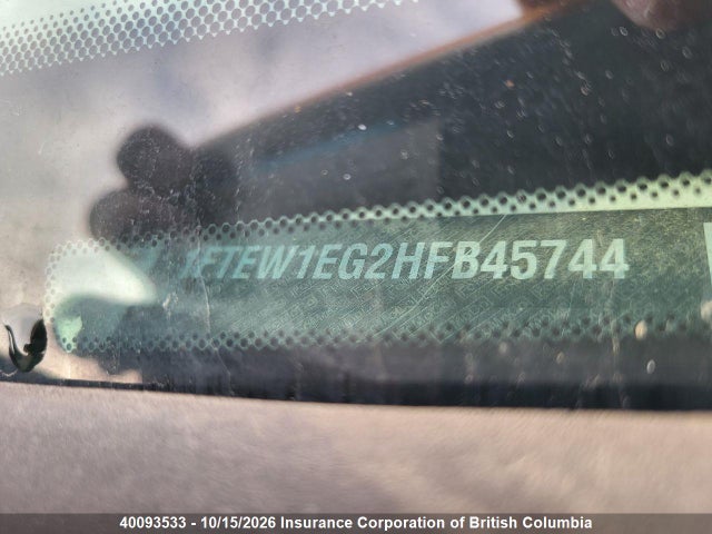 Продажа на аукционе авто 2017 Ford F150, vin: 1FTEW1EG2HFB45744, номер лота: 40093533