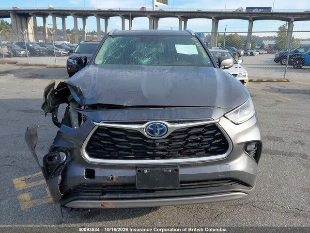 Продажа на аукционе авто 2023 Toyota Highlander Hybrid Limited/hybrid Platinum, vin: 5TDEBRCH8PS124675, номер лота: 40093534