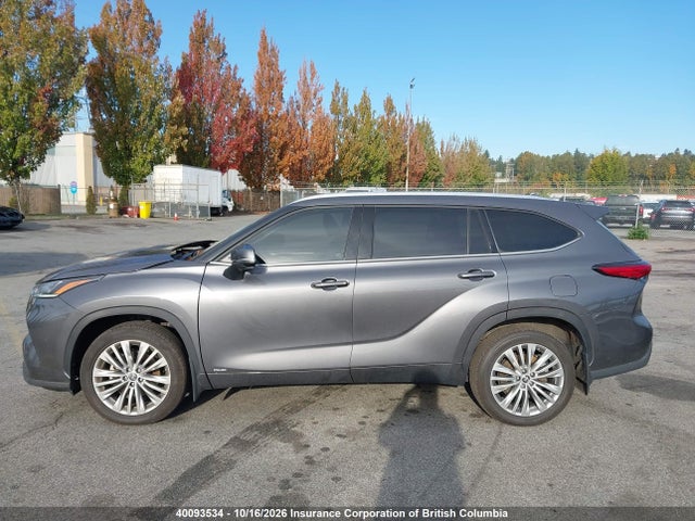 Продажа на аукционе авто 2023 Toyota Highlander Hybrid Limited/hybrid Platinum, vin: 5TDEBRCH8PS124675, номер лота: 40093534