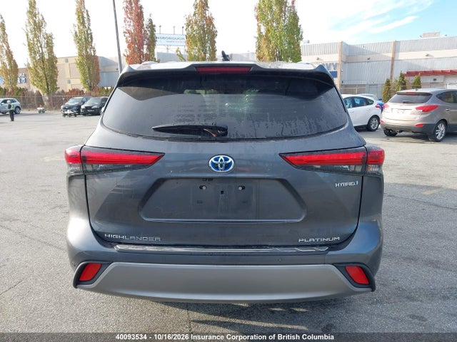 Продажа на аукционе авто 2023 Toyota Highlander Hybrid Limited/hybrid Platinum, vin: 5TDEBRCH8PS124675, номер лота: 40093534