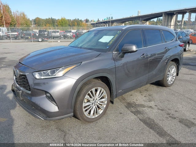 Продажа на аукционе авто 2023 Toyota Highlander Hybrid Limited/hybrid Platinum, vin: 5TDEBRCH8PS124675, номер лота: 40093534