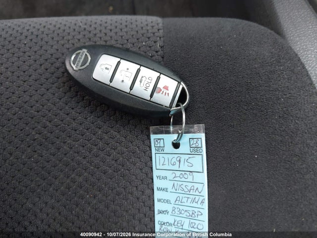 Продажа на аукционе авто 2009 Nissan Altima 2.5/2.5s, vin: 1N4AL21E09C165193, номер лота: 40090942