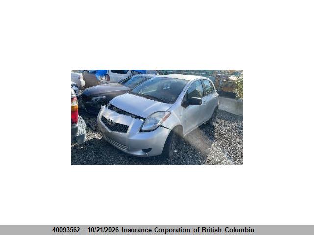 40093562 :رقم المزاد ، JTDKT923785194682 vin ، 2008 Toyota Yaris مزاد بيع