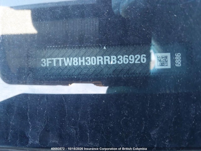 Aukcja sprzedaży 2024 Ford Maverick Xlt, vin: 3FTTW8H30RRB36926, numer aukcji: 40093572