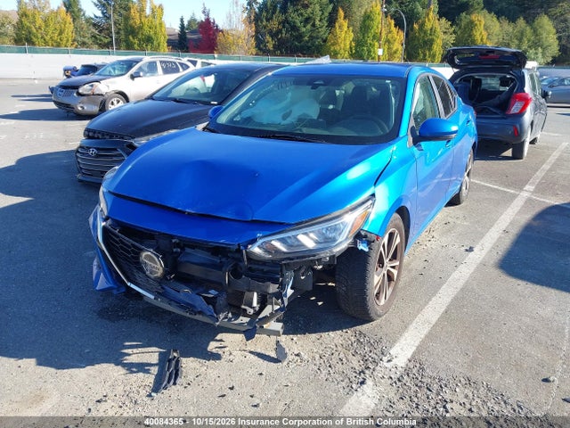 2020 Nissan Sentra Sv მანქანა იყიდება აუქციონზე, vin: 3N1AB8CV7LY235979, აუქციონის ნომერი: 40084365