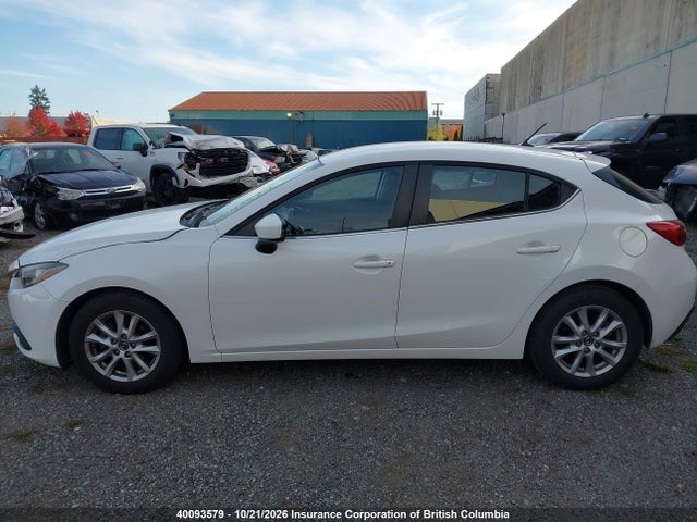 2014 Mazda 3 Touring მანქანა იყიდება აუქციონზე, vin: JM1BM1L77E1175553, აუქციონის ნომერი: 40093579
