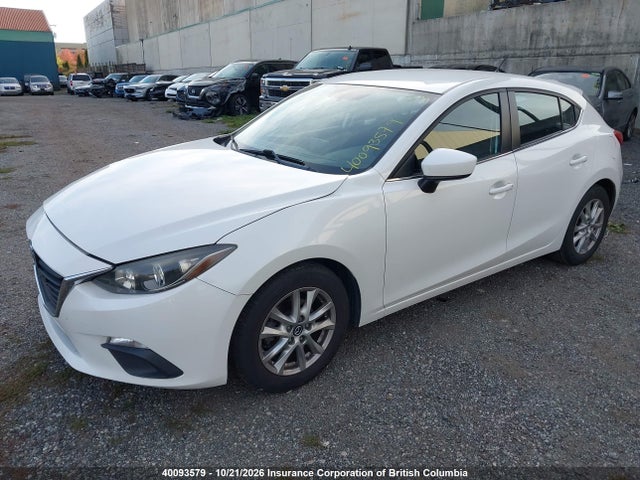 2014 Mazda 3 Touring მანქანა იყიდება აუქციონზე, vin: JM1BM1L77E1175553, აუქციონის ნომერი: 40093579