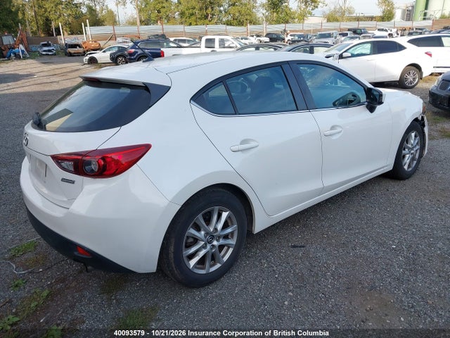 2014 Mazda 3 Touring მანქანა იყიდება აუქციონზე, vin: JM1BM1L77E1175553, აუქციონის ნომერი: 40093579