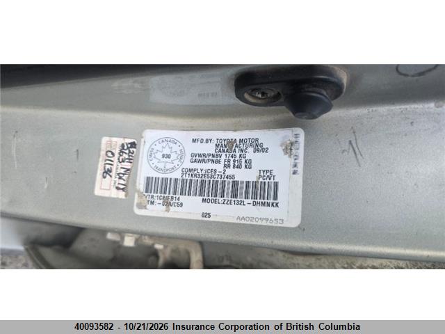 Aukcja sprzedaży 2003 Toyota Matrix Xr, vin: 2T1KR32E53C737455, numer aukcji: 40093582