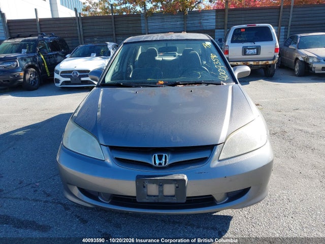 40093590 :رقم المزاد ، 2HGES16654H905712 vin ، 2004 Honda Civic مزاد بيع