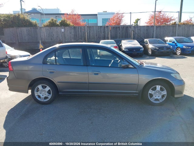 40093590 :رقم المزاد ، 2HGES16654H905712 vin ، 2004 Honda Civic مزاد بيع