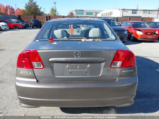 40093590 :رقم المزاد ، 2HGES16654H905712 vin ، 2004 Honda Civic مزاد بيع