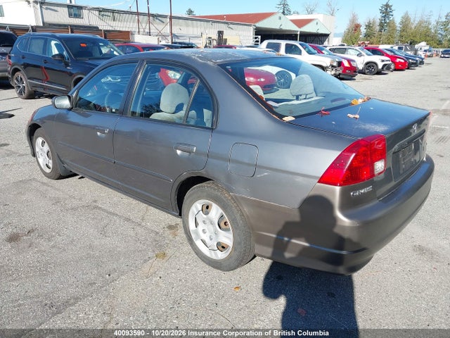 40093590 :رقم المزاد ، 2HGES16654H905712 vin ، 2004 Honda Civic مزاد بيع