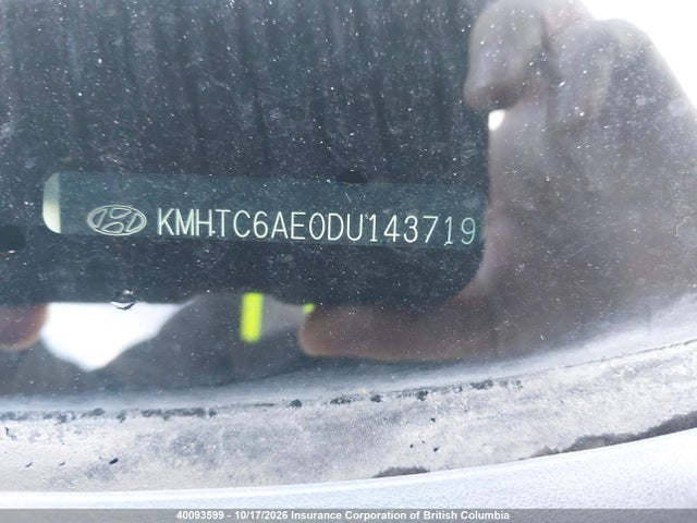 40093599 :رقم المزاد ، KMHTC6AE0DU143719 vin ، 2013 Hyundai Veloster Turbo مزاد بيع