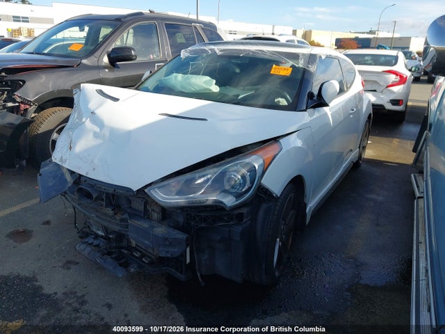 40093599 :رقم المزاد ، KMHTC6AE0DU143719 vin ، 2013 Hyundai Veloster Turbo مزاد بيع
