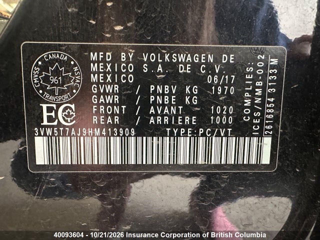 Volkswagen Jetta 2017 3VW5T7AJ9HM413909 Image 14