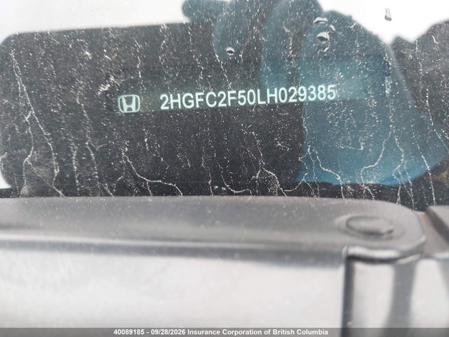 2HGFC2F50LH029385 Honda Civic Lx