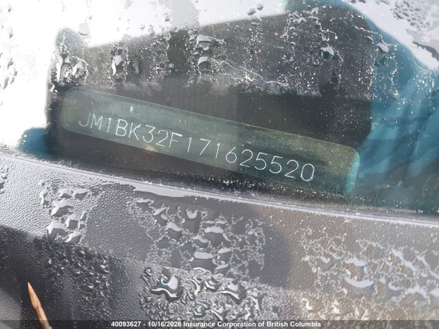 Aukcja sprzedaży 2007 Mazda Mazda3 Gs/gx, vin: JM1BK32F171625520, numer aukcji: 40093627