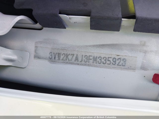 3VW2K7AJ3FM335923 Volkswagen JETTA S
