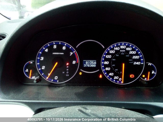 40093701 :رقم المزاد ، JH4CL96807C801136 vin ، 2007 Acura Tsx مزاد بيع