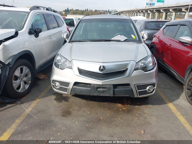 40093397 :رقم المزاد ، 5J8TB1H5XCA800138 vin ، 2012 Acura Rdx Technology مزاد بيع