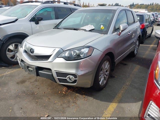 40093397 :رقم المزاد ، 5J8TB1H5XCA800138 vin ، 2012 Acura Rdx Technology مزاد بيع