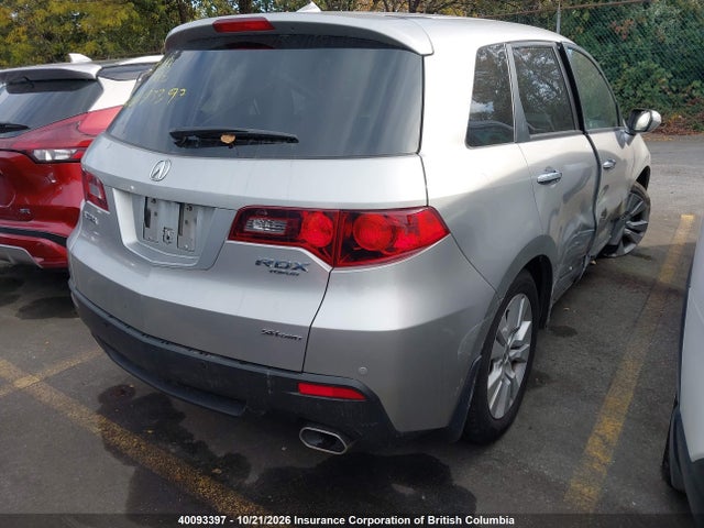 40093397 :رقم المزاد ، 5J8TB1H5XCA800138 vin ، 2012 Acura Rdx Technology مزاد بيع