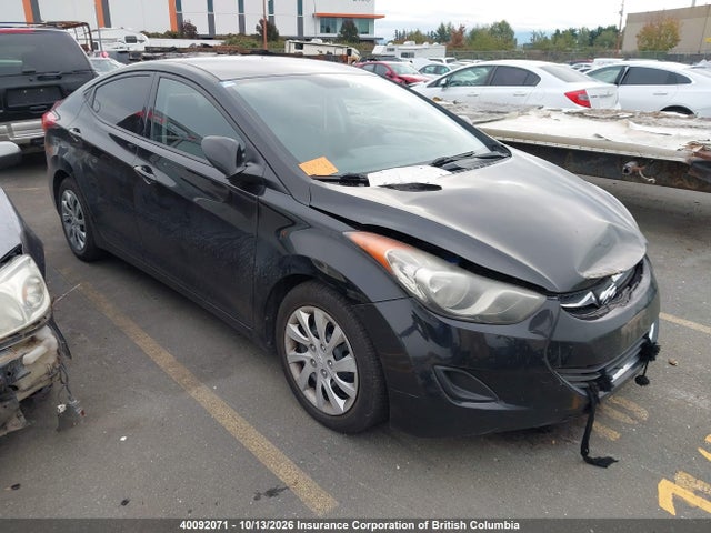 40092071 :رقم المزاد ، 5NPDH4AE3DH317310 vin ، 2013 Hyundai Elantra Gls/limited مزاد بيع