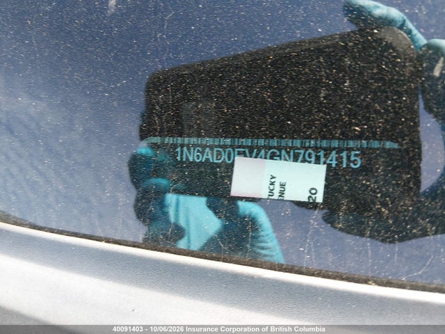 40091403 :رقم المزاد ، 1N6AD0EV4GN791415 vin ، 2016 Nissan Frontier Pro-4x مزاد بيع