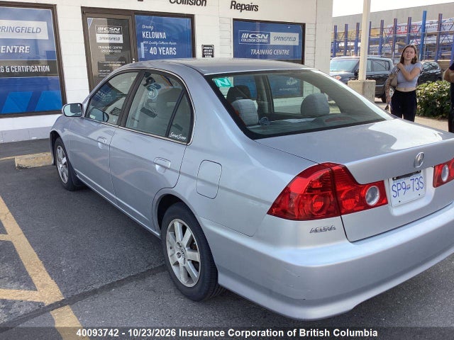 40093742 :رقم المزاد ، 2HHES36604H004075 vin ، 2004 Acura El Touring مزاد بيع