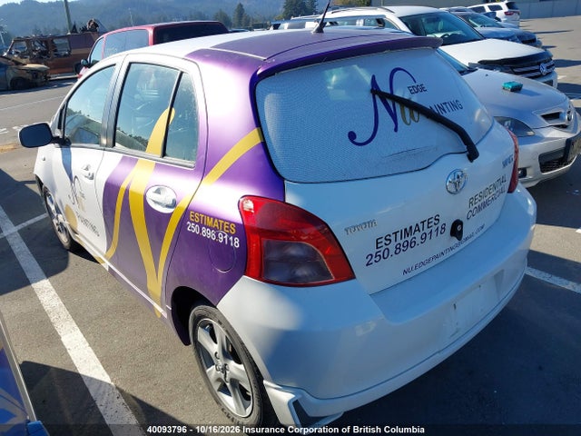 40093796 :رقم المزاد ، JTDKT923785147846 vin ، 2008 Toyota Yaris مزاد بيع