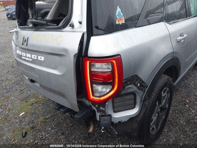 Aukcja sprzedaży 2021 Ford Bronco Sport Outer Banks, vin: 3FMCR9C67MRA55411, numer aukcji: 40092940