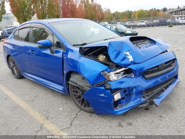 40093802 :رقم المزاد ، JF1VA2T64H9806144 vin ، 2017 Subaru Wrx Sti مزاد بيع