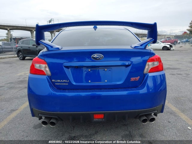Продаж на аукціоні авто 2017 Subaru Wrx Sti, vin: JF1VA2T64H9806144, номер лоту: 40093802