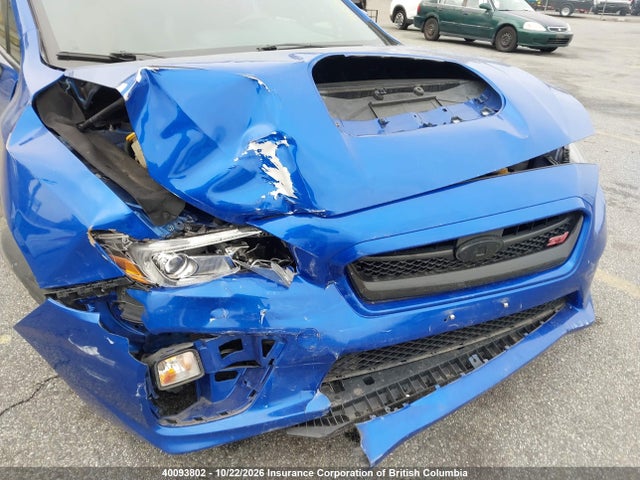 Продаж на аукціоні авто 2017 Subaru Wrx Sti, vin: JF1VA2T64H9806144, номер лоту: 40093802