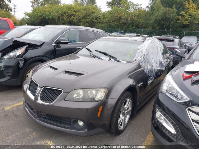 40089631 :رقم المزاد ، 6G2ER57788L140925 vin ، 2008 Pontiac G8 مزاد بيع