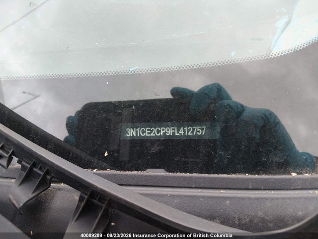 3N1CE2CP9FL412757 Nissan Versa Note S/s Plus/sv/sl/sr