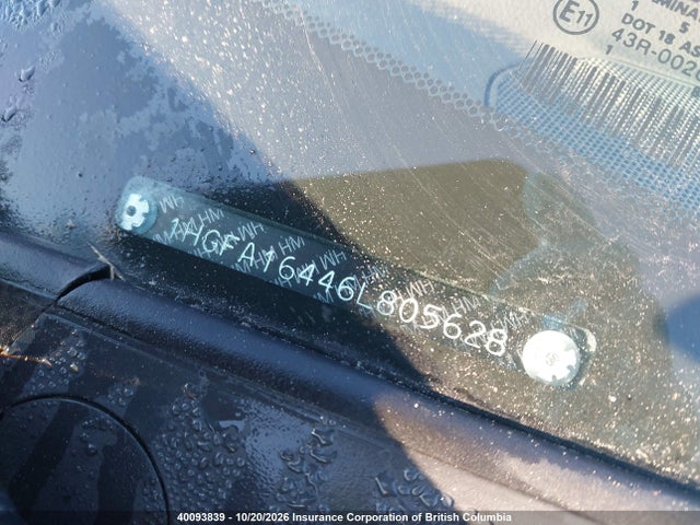 40093839 :رقم المزاد ، 1HGFA16446L805628 vin ، 2006 Honda Civic مزاد بيع