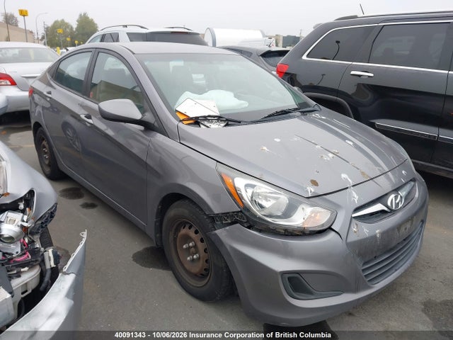 40091343 :رقم المزاد ، KMHCT4AE1EU681108 vin ، 2014 Hyundai Accent Gls/gs مزاد بيع