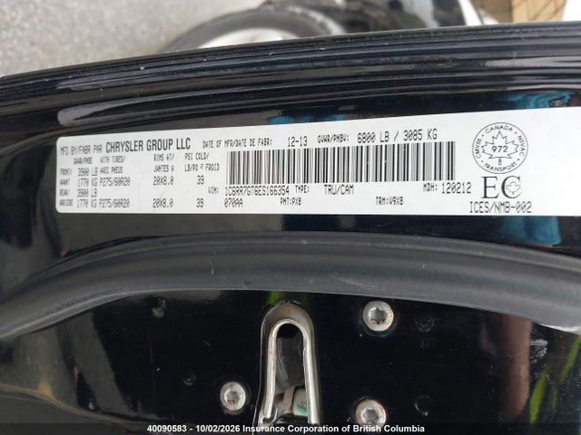 Aukcja sprzedaży 2014 Ram 1500 Slt, vin: 1C6RR7GT6ES166354, numer aukcji: 40090583