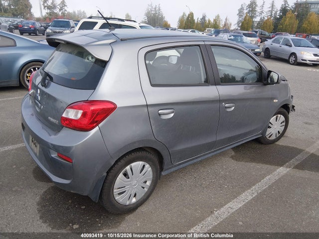 40093419 :رقم المزاد ، ML32A3HJ7KH005403 vin ، 2019 Mitsubishi Mirage Es/rf مزاد بيع