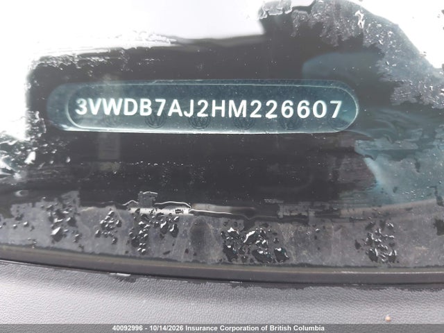 3VWDB7AJ2HM226607 Volkswagen JETTA SE