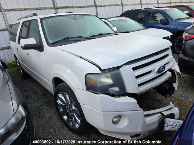 40093892 :رقم المزاد ، 1FMJK2A51AEB55418 vin ، 2010 Ford Expedition El Limited مزاد بيع