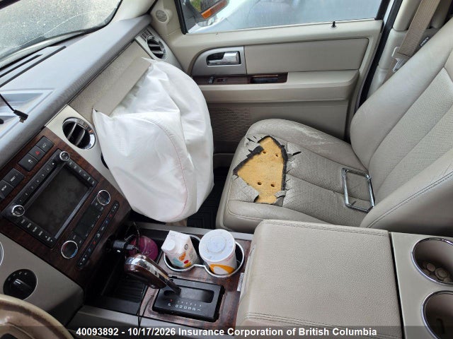 40093892 :رقم المزاد ، 1FMJK2A51AEB55418 vin ، 2010 Ford Expedition El Limited مزاد بيع
