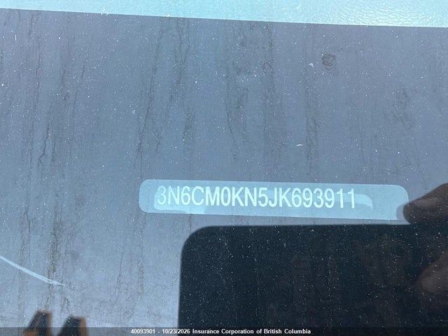 Продажа на аукционе авто 2018 Nissan Nv200 2.5s/2.5sv, vin: 3N6CM0KN5JK693911, номер лота: 40093901