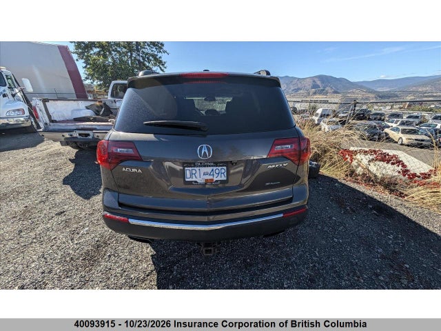 40093915 :رقم المزاد ، 2HNYD2H71BH001932 vin ، 2011 Acura Mdx مزاد بيع