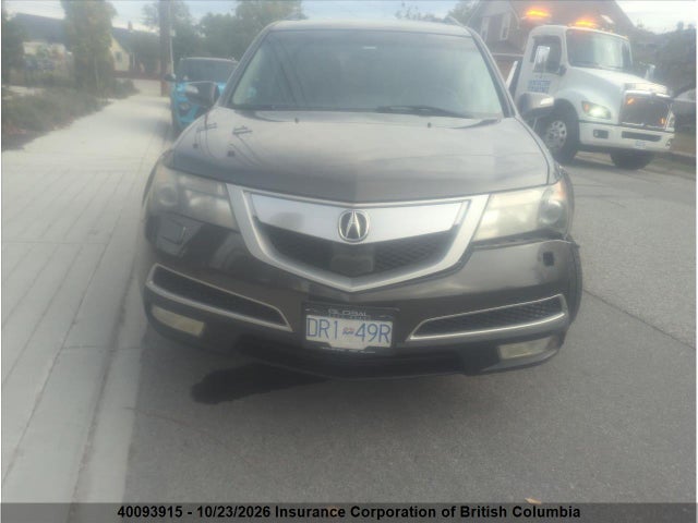 40093915 :رقم المزاد ، 2HNYD2H71BH001932 vin ، 2011 Acura Mdx مزاد بيع