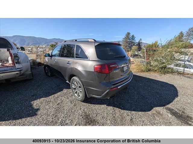 40093915 :رقم المزاد ، 2HNYD2H71BH001932 vin ، 2011 Acura Mdx مزاد بيع