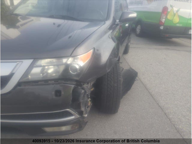 40093915 :رقم المزاد ، 2HNYD2H71BH001932 vin ، 2011 Acura Mdx مزاد بيع