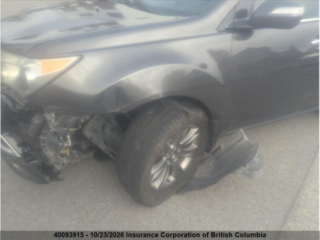 40093915 :رقم المزاد ، 2HNYD2H71BH001932 vin ، 2011 Acura Mdx مزاد بيع